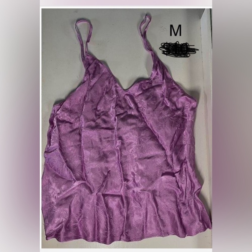 Victoria’s Secret Purple Satin Camisole Top